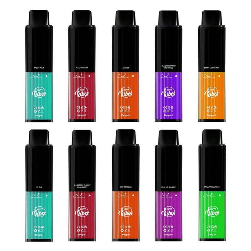 Happy Vibes Twist Disposable Vape Kit 3500 Puffs(4...