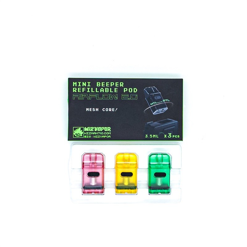 Wiz Vapor Mini Beeper Pod Cartridge 3.5ml (3pcs/pa...