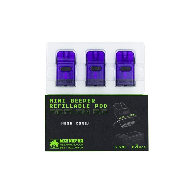 Wiz Vapor Mini Beeper Pod Cartridge 3.5ml (3pcs/pack)