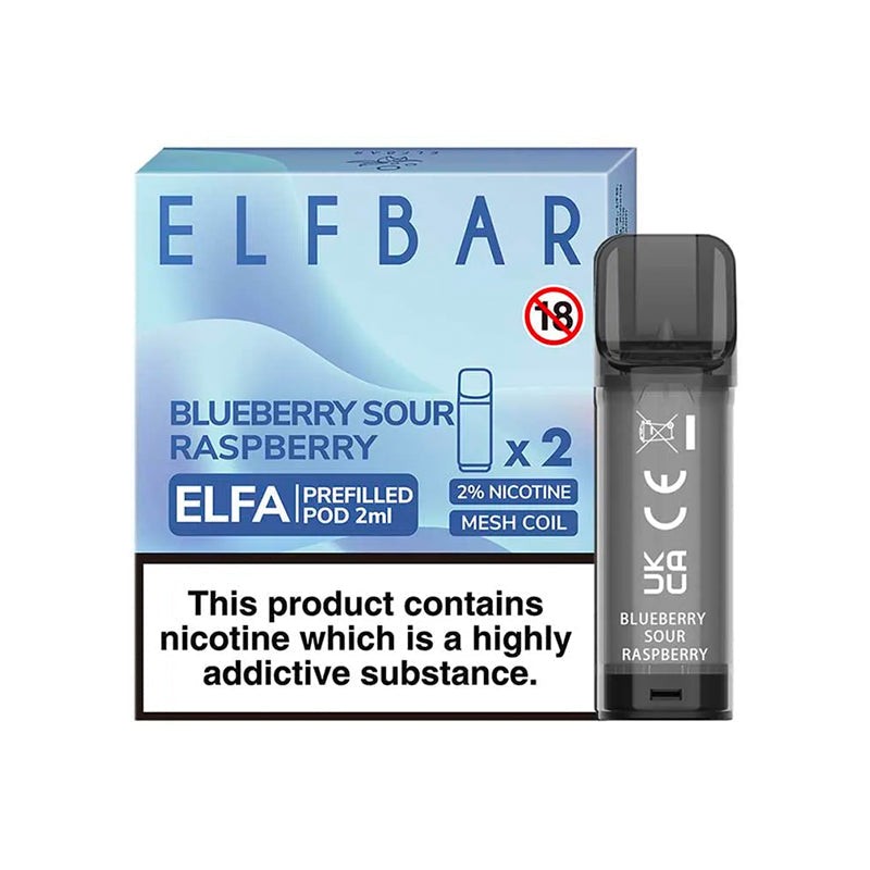 Elf Bar Elfa Pre-filled Replacement Pod Cartridge 2ml (2pcs/pack)