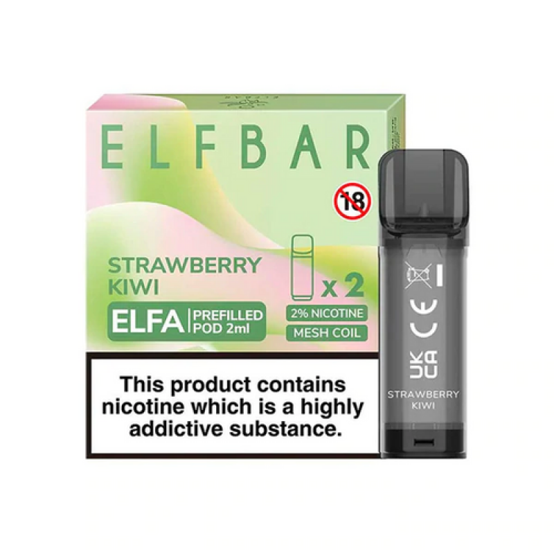 Elf Bar Elfa Pre-filled Replacement Pod Cartridge 2ml (2pcs/pack)