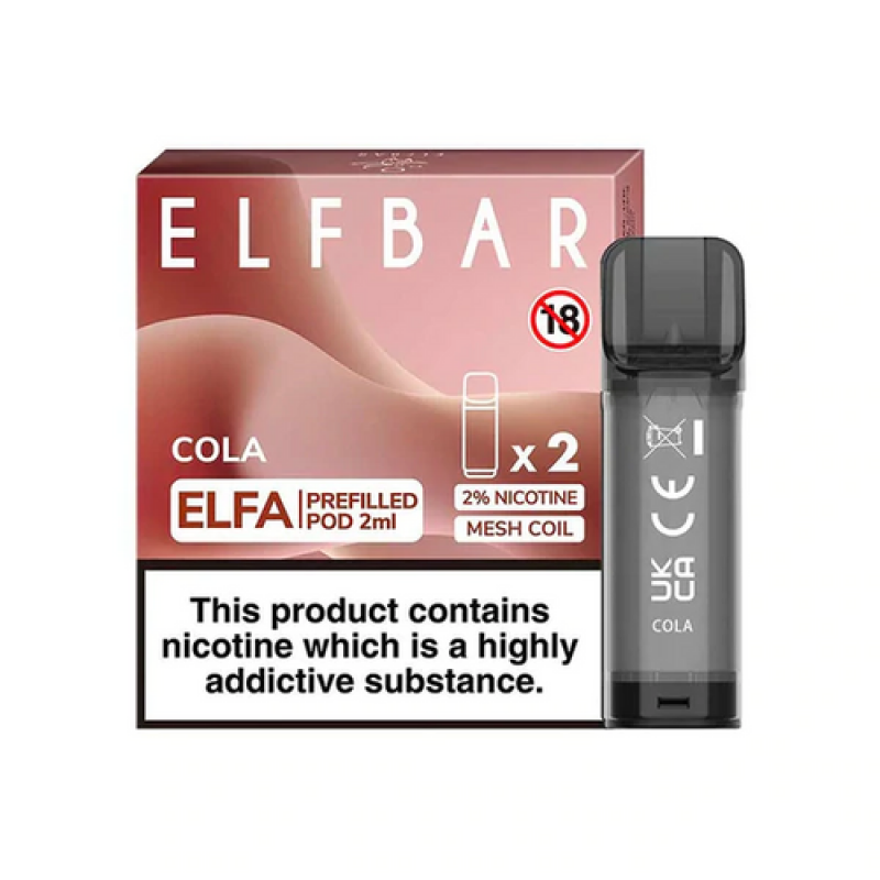 Elf Bar Elfa Pre-filled Replacement Pod Cartridge 2ml (2pcs/pack)