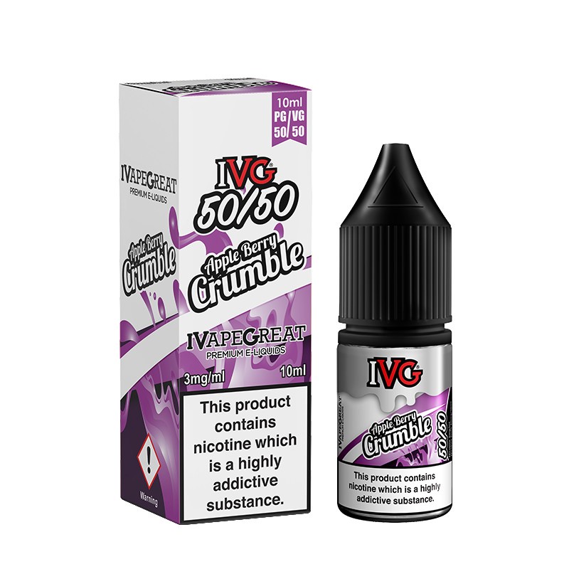 IVG  Nicotine Salt Apple Berry Crumble E-liquid 10...