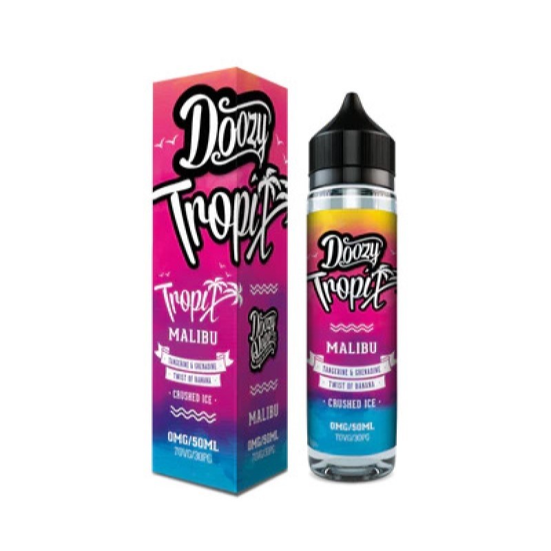 Doozy Vape Co Tropix Range Malibu Shortfill E-liqu...