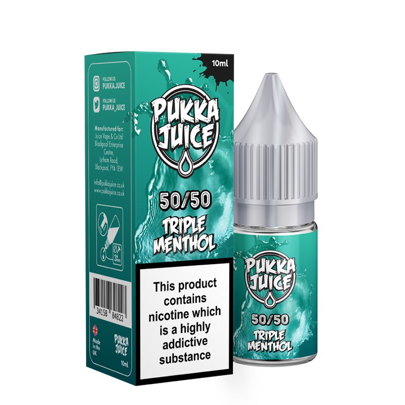 Pukka Juice Triple Menthol E-liquid 10ml