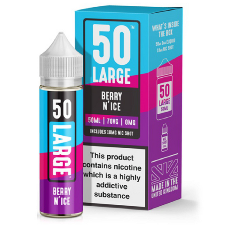 Large Juice Berry N'Ice Shortfill E-liquid 50...