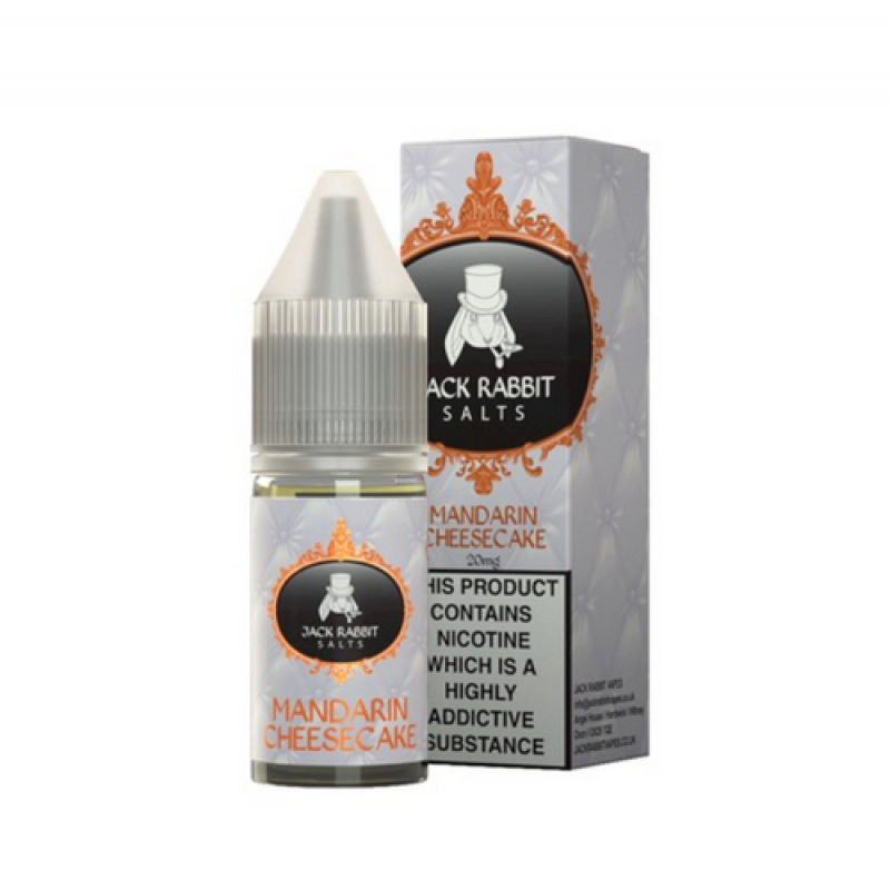 Jack Rabbit Nicotine Salt Mandarin Cheesecake E-Liquid 10ml