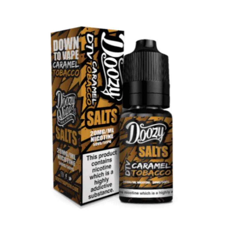 Doozy Vape Co Nicotine Salt Caramel Tobacco E-liquid 10ml