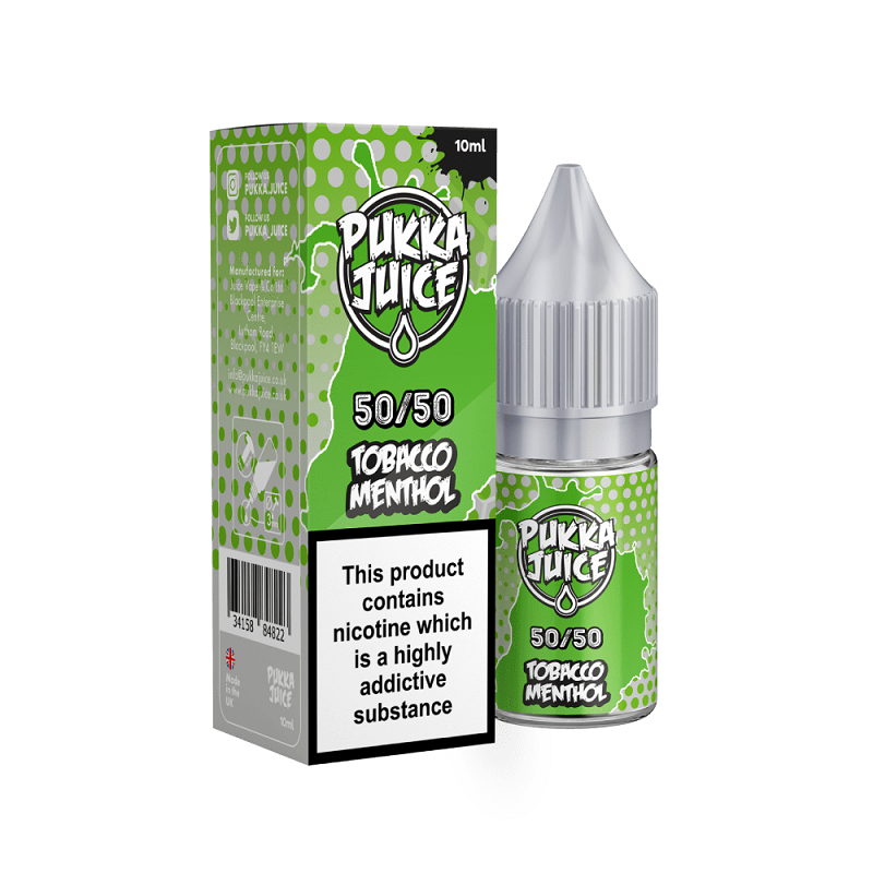 Pukka Juice Tobacco Menthol E-liquid 10ml