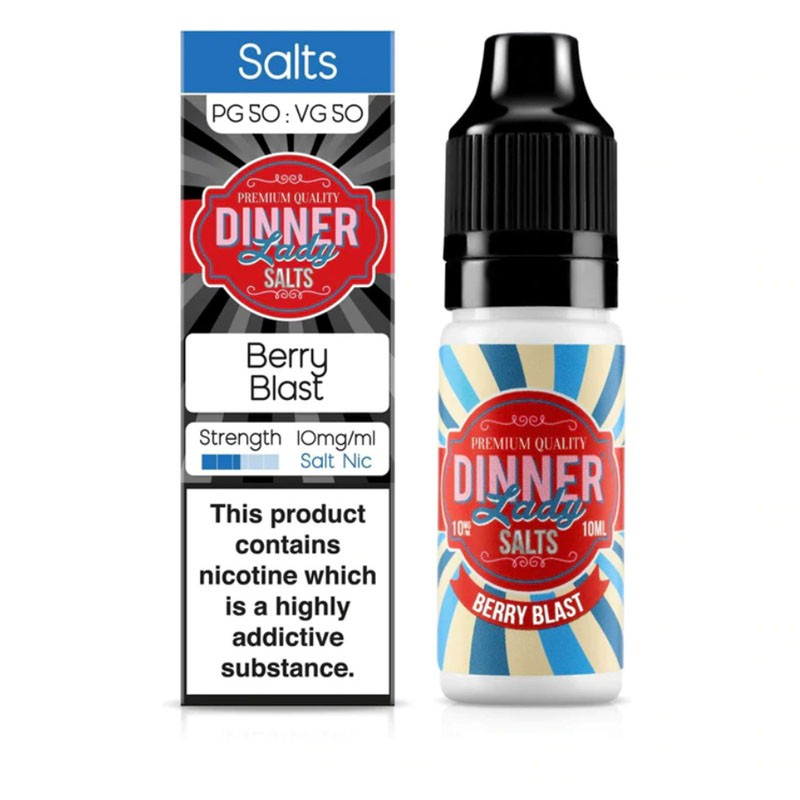 Dinner Lady Nicotine Salt Berry Blast E-liquid 10m...