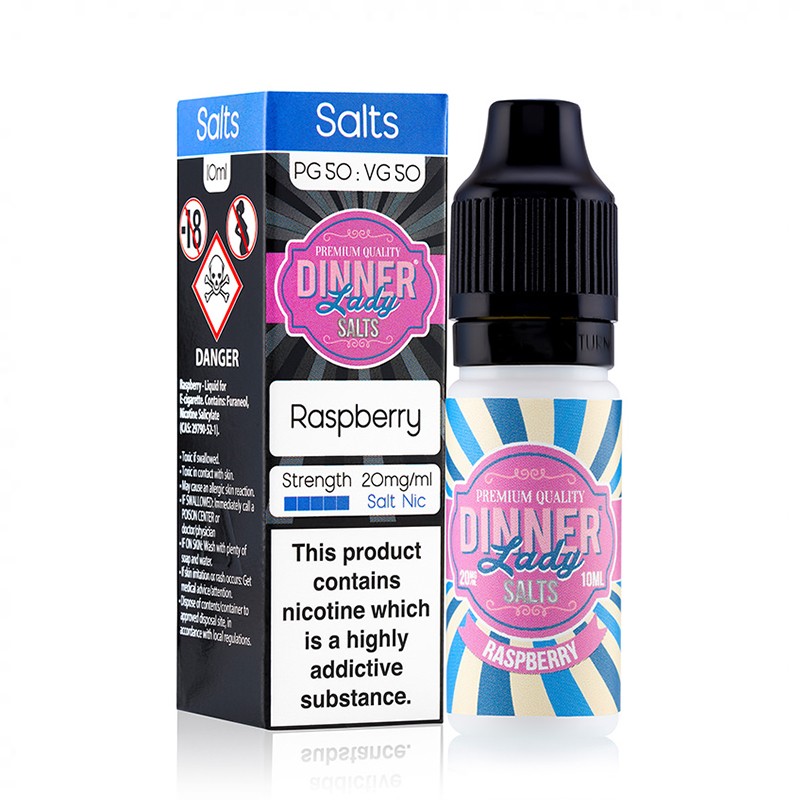 Dinner Lady Nicotine Salt Raspberry E-liquid 10ml