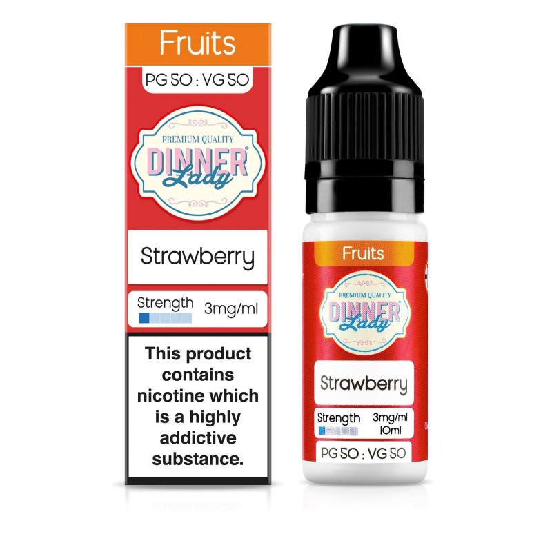 Dinner Lady Strawberry E-Liquid 10ml