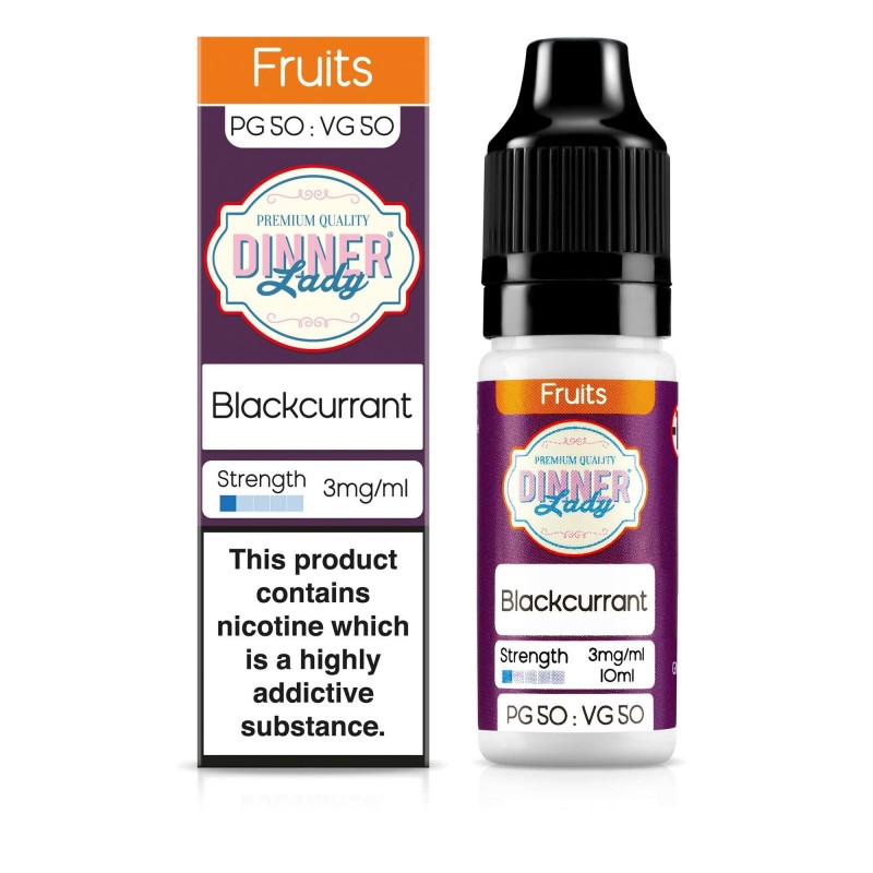 Dinner Lady Blackcurrant E-Liquid 10ml