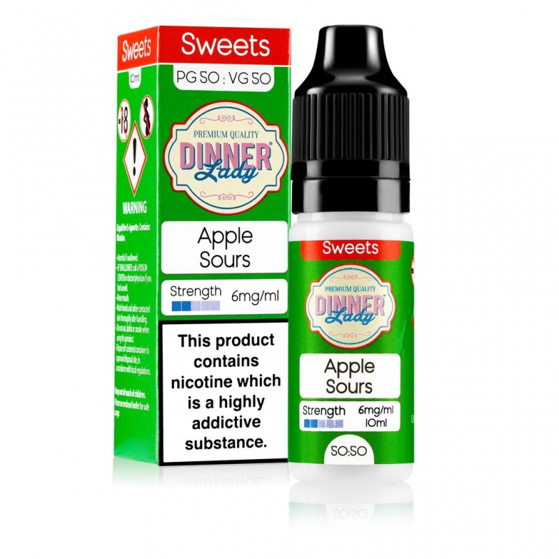 Dinner Lady Apple Sours E-liquid 10ml