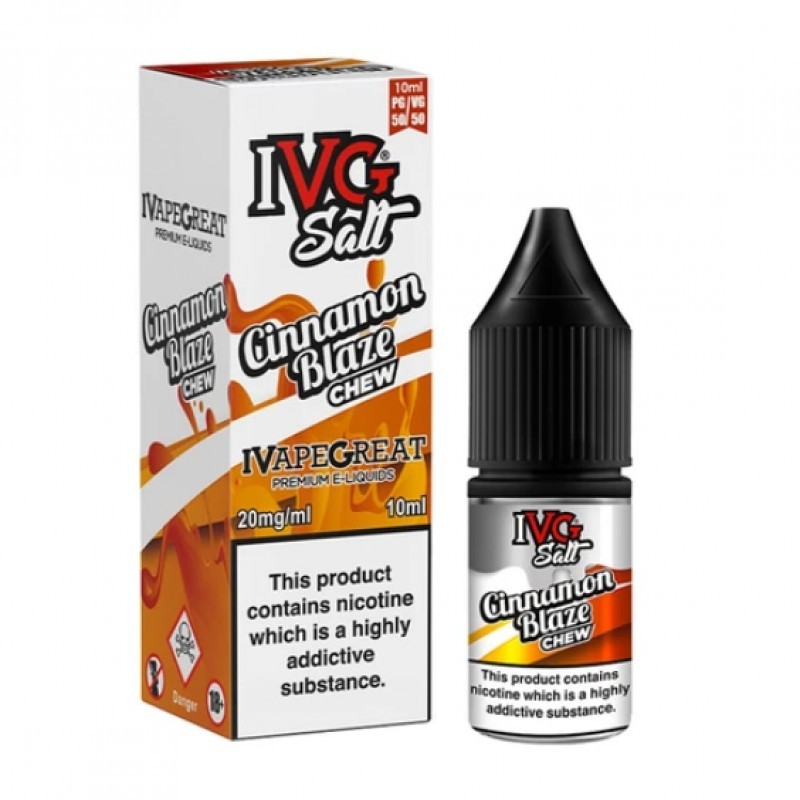 IVG Nicotine Salt Cinnamon Blaze Chew E-Liquid 10m...