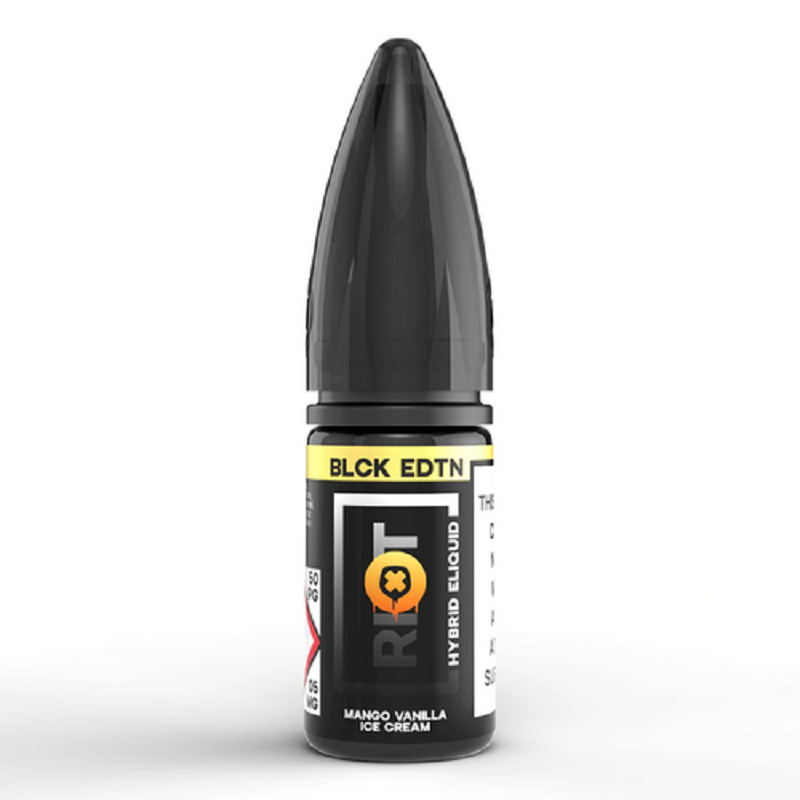 Riot Squad Nicotine Salt BLCK EDTN Mango Vanilla I...