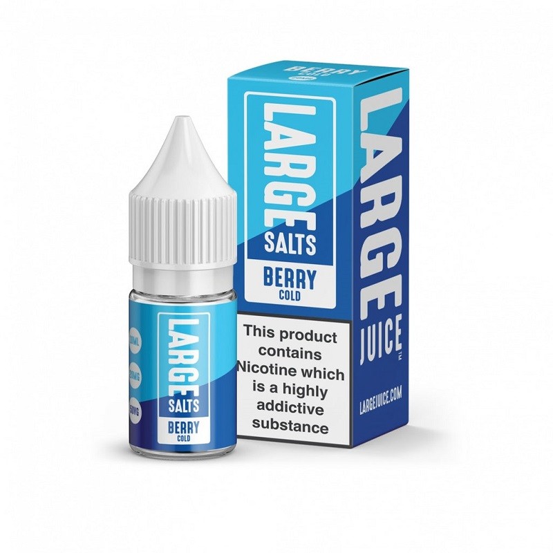 Large Juice Nicotine Salt Berry Cold E-Liquid 10ml