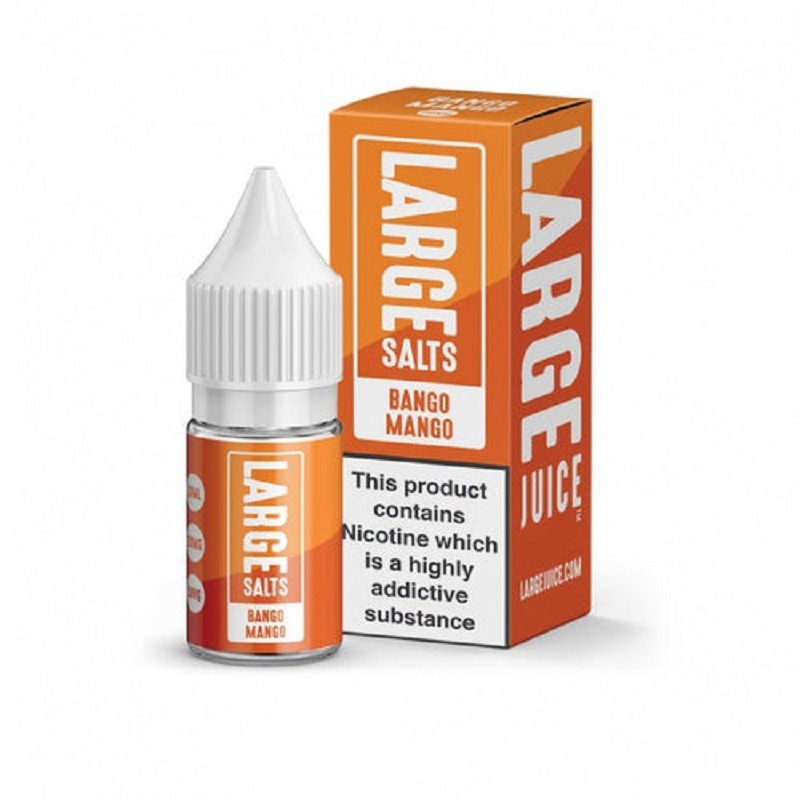 Large Juice Nicotine Salt Bango Mango E-Liquid 10m...