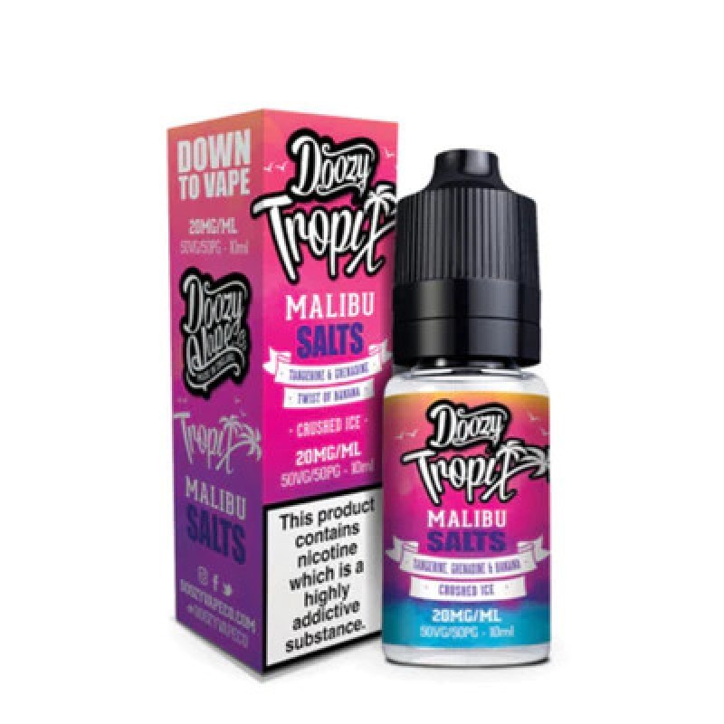 Doozy Vape Co Nicotine Salt Tropix Malibu E-liquid...