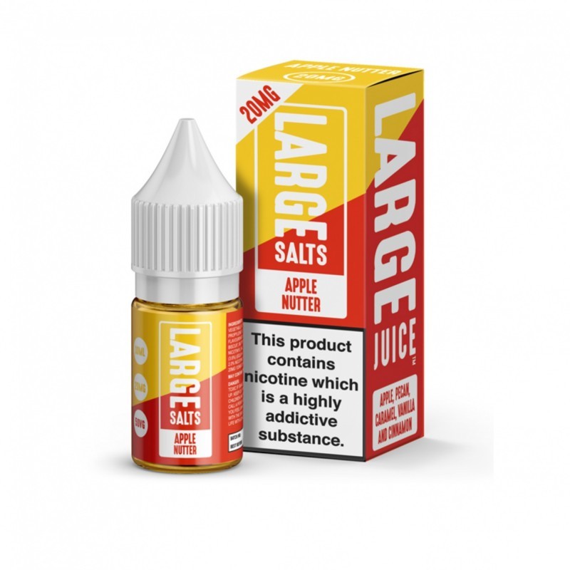 Large Juice Nicotine Salt Apple Nutter E-Liquid 10...