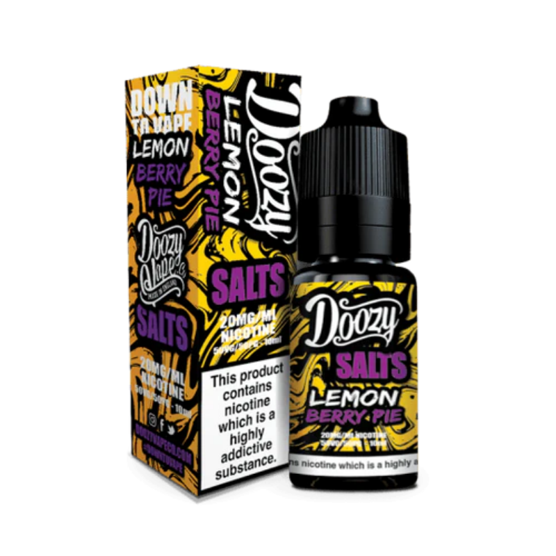 Doozy Vape Co Nicotine Salt Lemon Berry Pie E-liquid 10ml