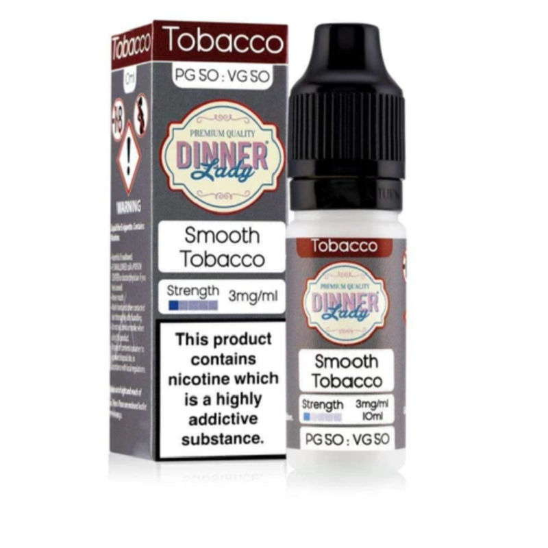 Dinner Lady Tobacco 50/50 Smooth Tobacco E-liquid ...