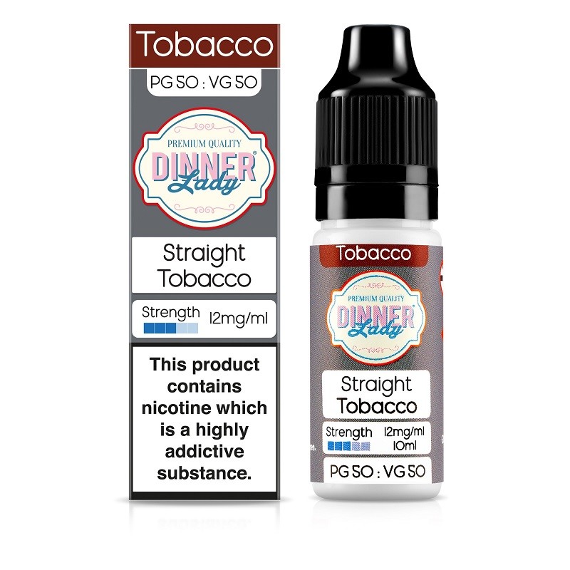 Dinner Lady Tobacco 50/50 Straight Tobacco E-liqui...