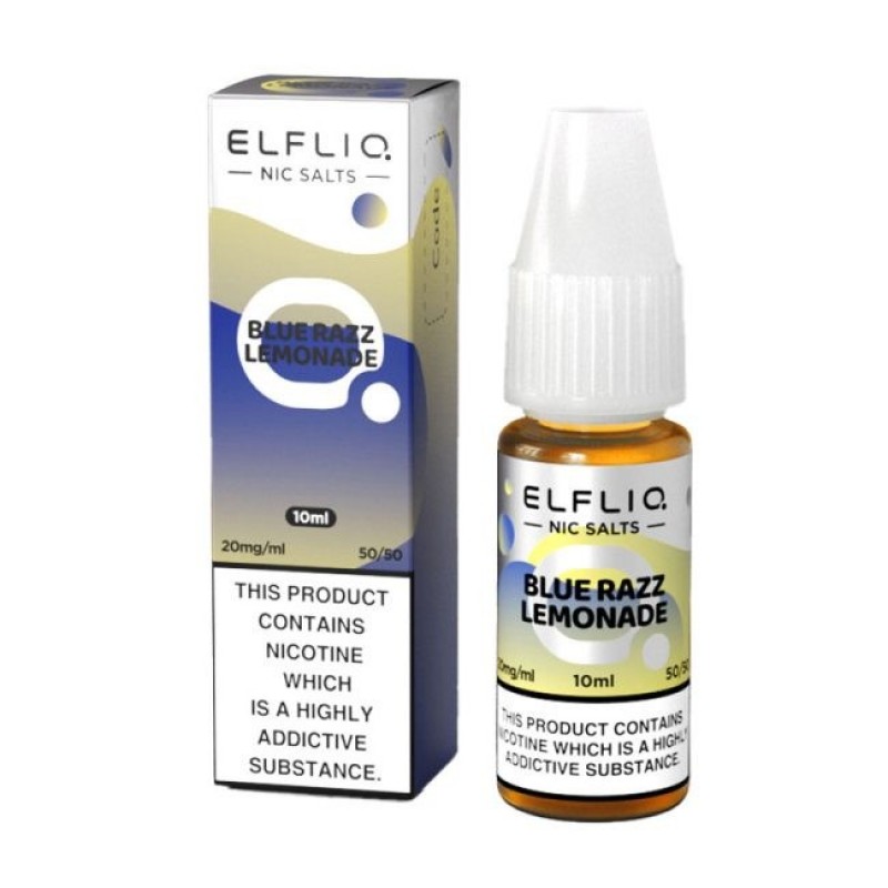 ElfLiq Nicotine Salt Blue Razz Lemonade E-liquid 1...