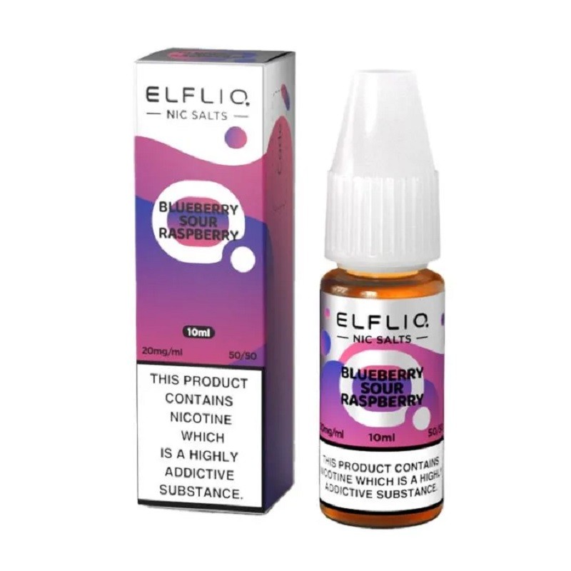 ElfLiq Nicotine Salt Blueberry Sour Raspberry E-li...