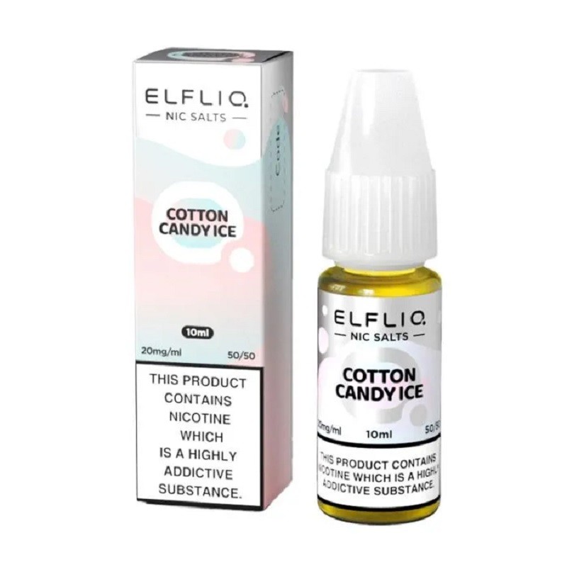 ElfLiq Nicotine Salt Cotton Candy Ice E-liquid 10ml