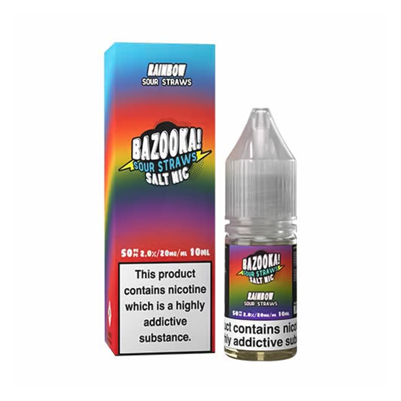 Bazooka Nicotine Salt Sour Straws E-liquid 10ml