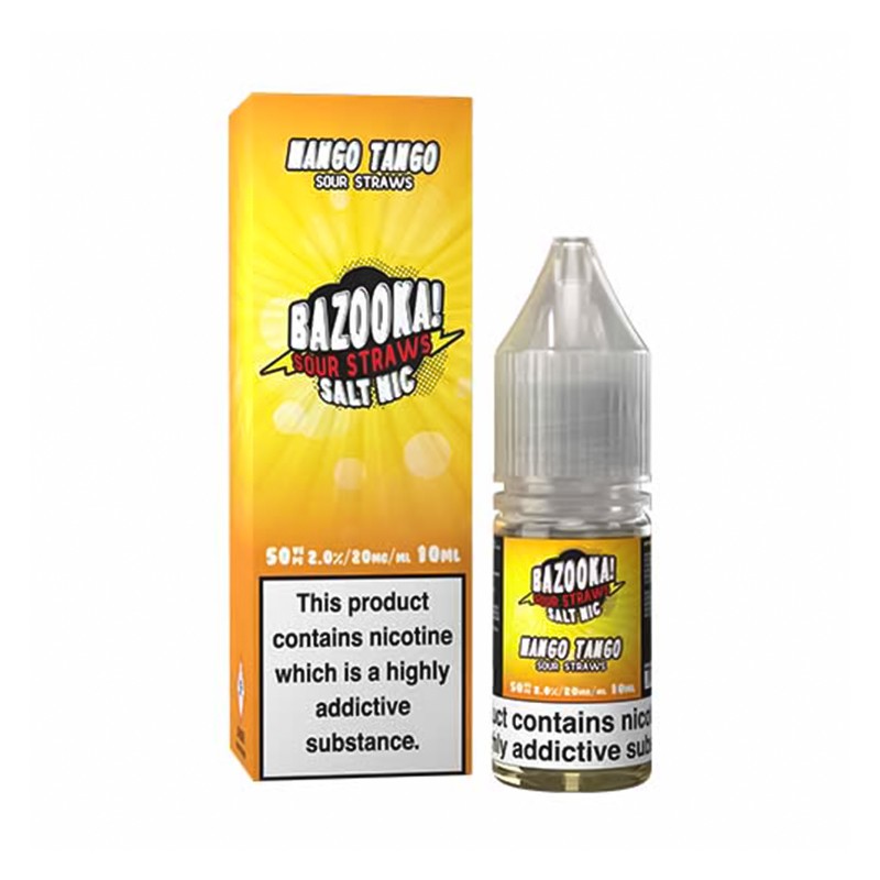 Bazooka Nicotine Salt Sour Straws E-liquid 10ml