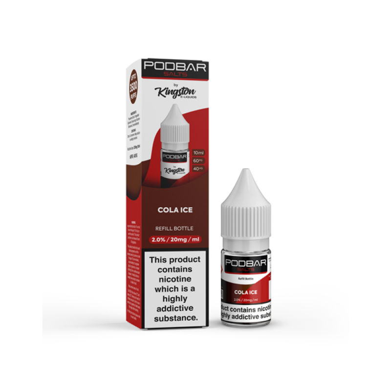 Kingston Podbar Salts Nicotine Salt E-liquid 10ml