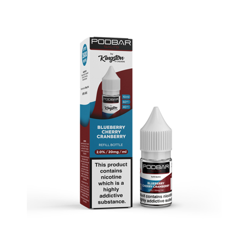 Kingston Podbar Salts Nicotine Salt E-liquid 10ml