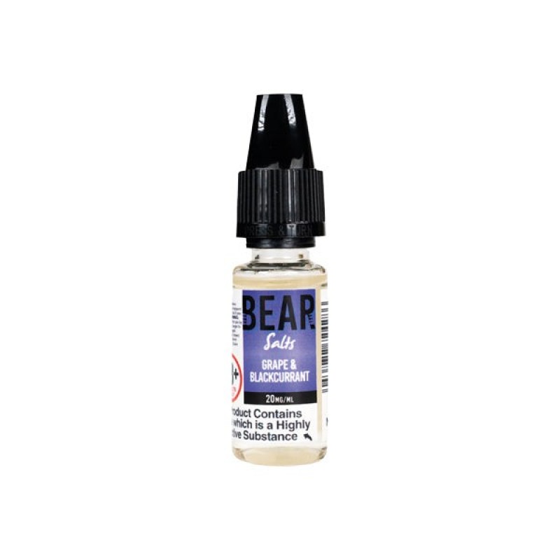 Bear Flavours Nicotine Salt E-liquid 10ml